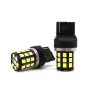 Żarówki samochodowe - W21W Żarówka Led 7440 12-24V Canbus 1400Lm Biała Motoledy - miniaturka - grafika 1