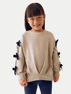 Legginsy - Mayoral Komplet bluza i legginsy 4725 Beżowy Regular Fit - miniaturka - grafika 1