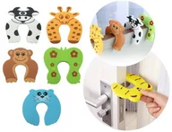 Zabezpieczenia dla dzieci - Zabezpieczenie na drzwi odbojniki do drzwi stoper blokada zabezpieczenie - miniaturka - grafika 1