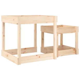 Stoliki piaskownice, 2 szt., lite drewno sosnowe Lumarko! - Place zabaw - miniaturka - grafika 7