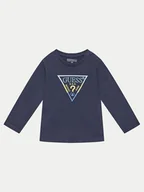 Bluzki damskie - Guess Bluzka N4YI36 K8HM4 Granatowy Regular Fit - miniaturka - grafika 1