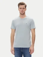 Koszulki męskie - Lee T-Shirt Patch 112364594 Błękitny Regular Fit - miniaturka - grafika 1