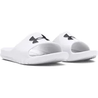Klapki i japonki damskie - Klapki UNDER ARMOUR UA CORE PTH SL 3021286-100 – Biały - miniaturka - grafika 1