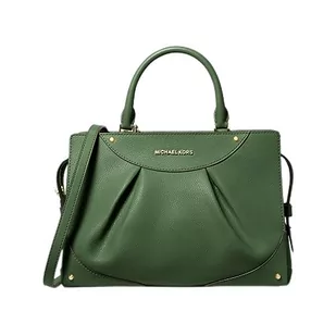 Michael Kors Women MD Satchel Bag, Amazon Green, zielony, jeden rozmiar - Torebki damskie - miniaturka - grafika 1