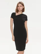 Sukienki - Calvin Klein Sukienka koktajlowa K20K206277 Czarny Regular Fit - miniaturka - grafika 1