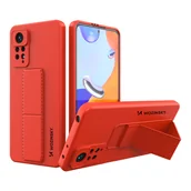 Etui i futerały do telefonów - Wozinsky Kickstand Case silikonowe etui z podstawką etui Xiaomi Poco X4 Pro 5G czerwone - miniaturka - grafika 1