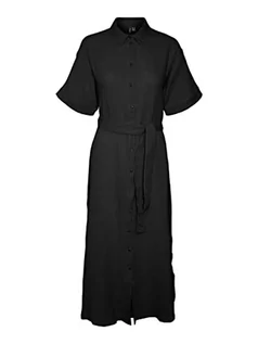 Sukienki - VERO MODA Sukienka damska, czarny, L - grafika 1