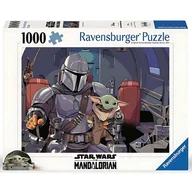Puzzle - Puzzle RAVENSBURGER Star Wars Mandalorian 12000512 (1000 elementów) - miniaturka - grafika 1