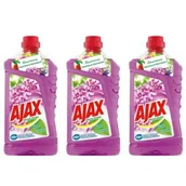 Inne artykuły czyszczące - Ajax Płyn uniwersalny do czyszczenia kwiat bzu Zestaw 3 x 1 l - miniaturka - grafika 1