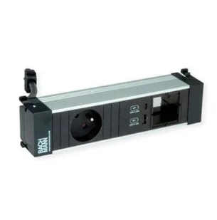 BACHMANN POWER FRAME S 1xUTE 1xCM 1xUSB A/C 22W 0.2m GST18 - Gniazdka elektryczne - miniaturka - grafika 1