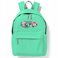 Plecaki szkolne i tornistry - Plecak Szkolny Ucznia Miętowy Success Kwiaty Wzory - miniaturka - grafika 1