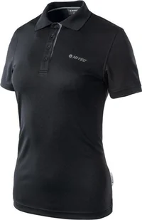 Hi-Tec POLO T-SHIRT LADY SITE BLACK/SILVER M - Koszulki i topy damskie - miniaturka - grafika 1
