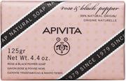 Mydła - APIVITA Natural Soap Soap with Rose & Black Pepper 125 ml - miniaturka - grafika 1