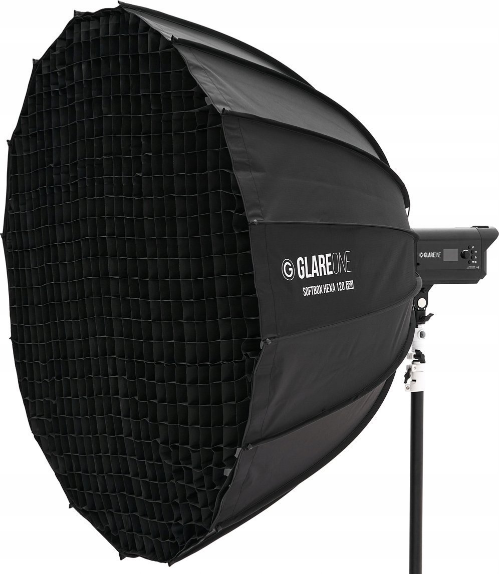 Lampa studyjna GlareOne GlareOne Grid do softboxów Hexa 120 PRO