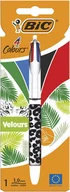 Długopisy - BIC Długopis 4 Colours Velours AST Blister 1szt 9672961 9672961 - miniaturka - grafika 1