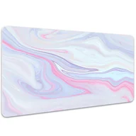 Podkładki na biurko - Mata z nadrukiem na biurko Abstrakcja róż 100x50 cm, Dywanomat - miniaturka - grafika 1