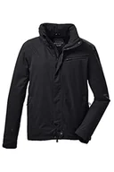 Kurtki męskie - Killtec Męska kurtka funkcyjna z zwijanym kapturem, pakowana KOS 26 MN JCKT, czarna, M, 38288-000 - miniaturka - grafika 1