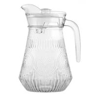 Dzbanki i imbryki - Dzbanek z pokrywką Daisy do zimnych napojów 1,2 l transparentny - miniaturka - grafika 1