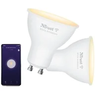 Żarówki LED - TRUST Inteligentna żarówka LED TRUST 71296 5W 10GU WiFi 2 szt.) - miniaturka - grafika 1