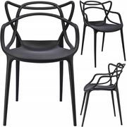 Krzesła - KRZESŁO ogrodowe na taras do kuchni jadalni NOWOCZESNE plastikowe - miniaturka - grafika 1