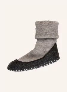 Falke Skarpety Antypoślizgowe Cosyshoe Z Wełny Merino grau - Skarpetki damskie - miniaturka - grafika 1