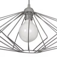 Lampy sufitowe - Inne LAMPA wisząca VEN W-CORF/C GR druciana OPRAWA industrialny ZWIS klatka loft szara VEN W-CORF/C GR - miniaturka - grafika 1