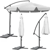 Parasole ogrodowe - Parasol Ogrodowy Duży Składany 8 Segmentów 350 CM - miniaturka - grafika 1