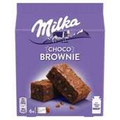 Ciastka - Milka Noname Ciastka Choco Brownie z czekoladą i kawałkami czekolady mlecznej 6 szt gc 0198219 - miniaturka - grafika 1