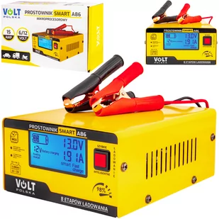 VOLT POLSKA LCD 6/12V 15A SMART A86  - Prostowniki samochodowe - miniaturka - grafika 1