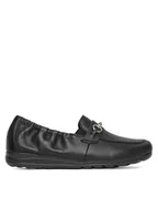 Mokasyny damskie - Rieker Mokasyny L9354-00 Czarny - miniaturka - grafika 1