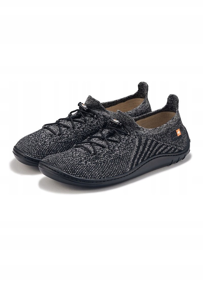 SH5004W Buty damskie Barefoot Merino grafitowy/czarny 37