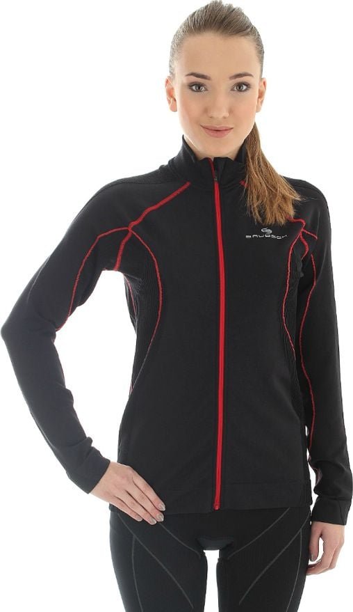 Brubeck Bluza damska LS11050 czarna r. S