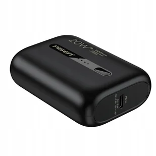 Powerbank Mini Slim 10000 Mah 20W Usb C Pd Qc Czarny Do Iphone + Kabel - Powerbanki - miniaturka - grafika 1