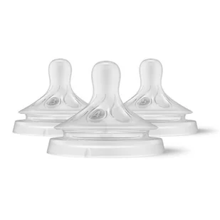Smoczek PHILIPS Avent Natural SCY960/03 Przezroczysty 1 m+ 3 m+ 6 m+ (3 sztuki) - Smoczki uspokajające - miniaturka - grafika 1