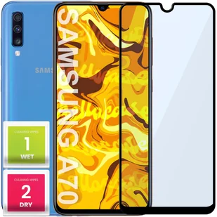 Szkło Hartowane Do Samsung Galaxy A70 Pełne Na Cały Ekran Szkiełko Ochronne - Szkła hartowane na telefon - miniaturka - grafika 1