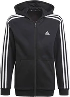 Bluzy dla dziewczynek - Adidas Bluza dziecięca ADIDAS 3S FZ HD 152 - miniaturka - grafika 1