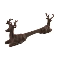 Wycieraczki - Esschert Design lh90 na buty skrobak jelenie na skrobak, żeliwo, brązowa, 42,4 x 8,2 x 14,4 cm LH90 - miniaturka - grafika 1