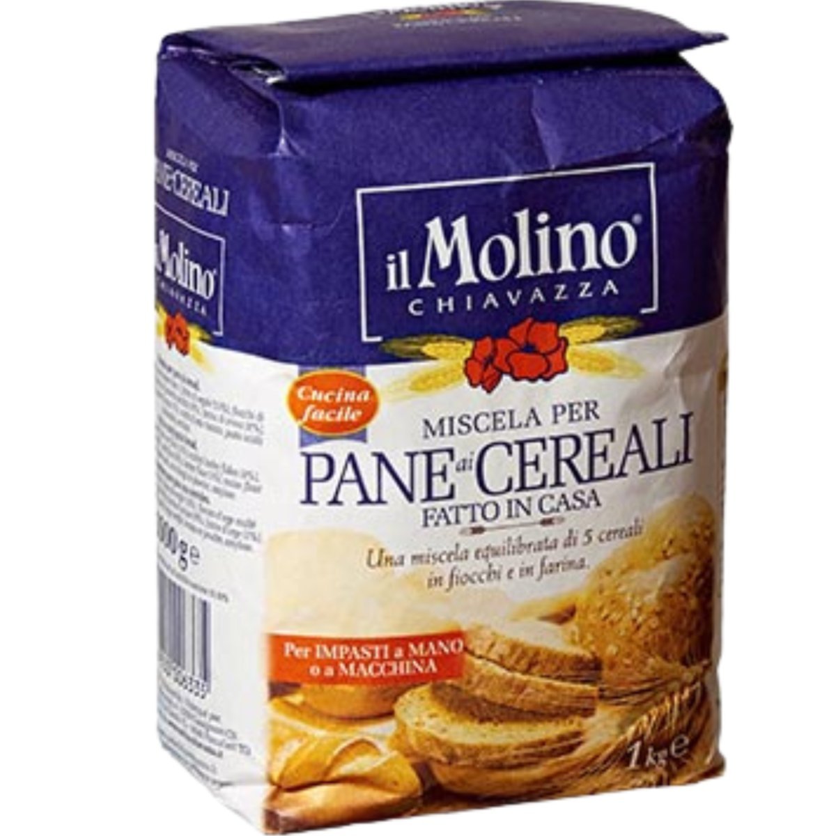 Il Molino Chiavazza Pane e Cereali 1kg mieszanka do chleba wieloziarnistego