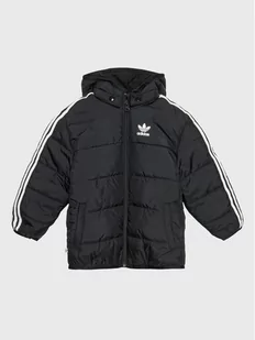 adidas Kurtka puchowa adicolor HK7451 Czarny Regular Fit - Kurtki i płaszcze dla chłopców - miniaturka - grafika 1