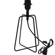 Lampy stojące - Home Styling Collection Lampka stołowa kwadratowa LOFT kolor czarny 31 cm XX8112230 - miniaturka - grafika 1