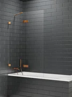 Parawany nawannowe - Parawan nawannowy New Trendy Avexa 100x150 cm 2-częściowy uchylny prawy miedź EXK-3809 - miniaturka - grafika 1