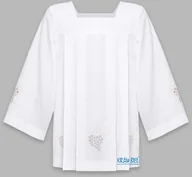 Szaty liturgiczne - Komża kapłańska haftowana - wzór: Winogrona - miniaturka - grafika 1