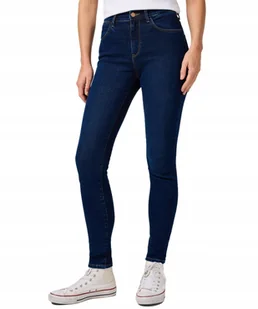 Jeansy Wrangler High Skinny 112362301 Classic Indigo W 28 / L 30 - Spodnie damskie - miniaturka - grafika 1