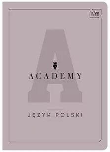 Academy, Zeszyt A5 60 kartek, linia, Polski - Zeszyty szkolne - miniaturka - grafika 1