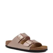 Klapki i japonki damskie - Birkenstock Skórzane klapki Arizona BF - miniaturka - grafika 1