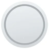 Lustra - Okrągłe lustro ścienne LED ø 79 cm srebrne COURSEULLES - miniaturka - grafika 1