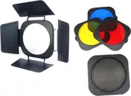 Inne akcesoria studyjne - Jinbei Wrota z plastrem miodu i filtrami Jinbei do czaszy 19 cm - miniaturka - grafika 1