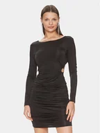 Sukienki - Guess Sukienka koktajlowa Alexia W4GK75 KBAC2 Czarny Slim Fit - miniaturka - grafika 1