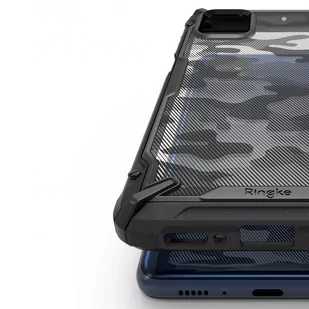 Etui Ringke Fusion X Design do Samsung Galaxy M51 czarny Camo Black - Etui i futerały do telefonów - miniaturka - grafika 3
