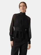Bluzki damskie - Vero Moda Bluzka AWARE 10295842 Czarny Regular Fit - miniaturka - grafika 1